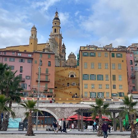 Studio Rue Pietonne Proche Plage Menton Bagian luar foto