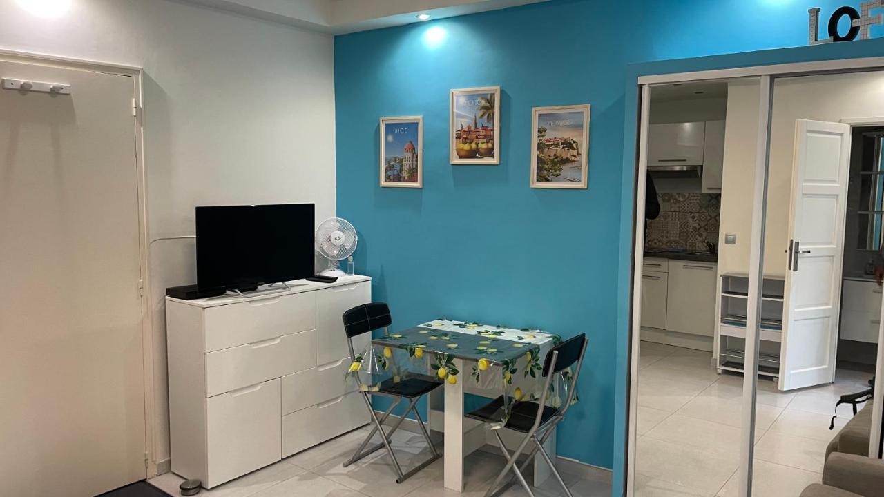 Studio Rue Pietonne Proche Plage Menton Bagian luar foto