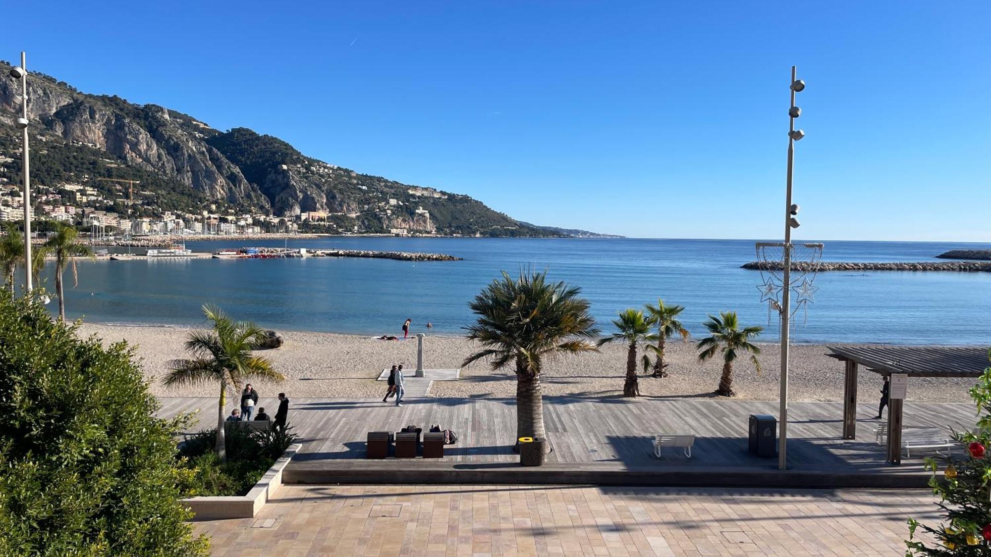 Studio Rue Pietonne Proche Plage Menton Bagian luar foto